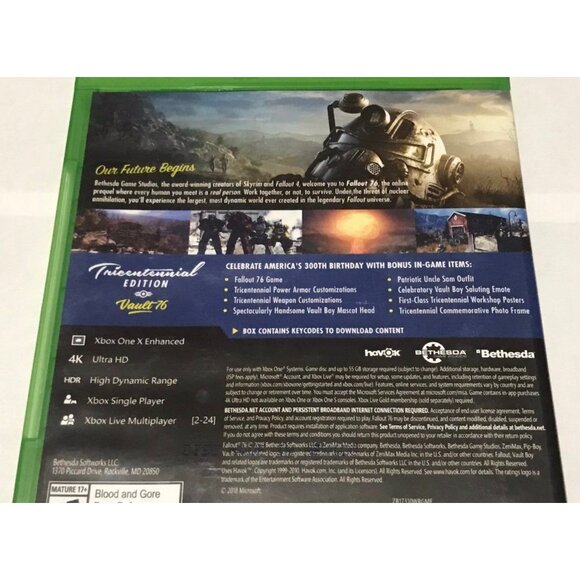 Xbox One Fallout 76 Tricentennial (Mint) - Picture 3 of 5